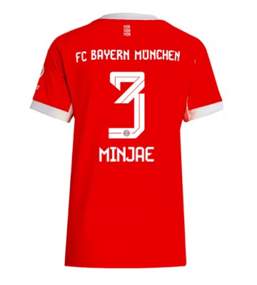 Bayern Munich Kim Min-jae #3 Hjemmebanetrøje Dame 2025-26 Kortærmet